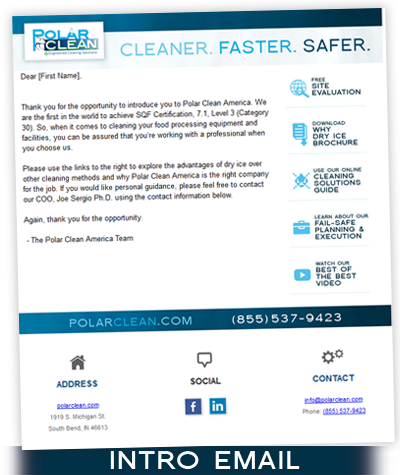 Polar Clean Introductory Email