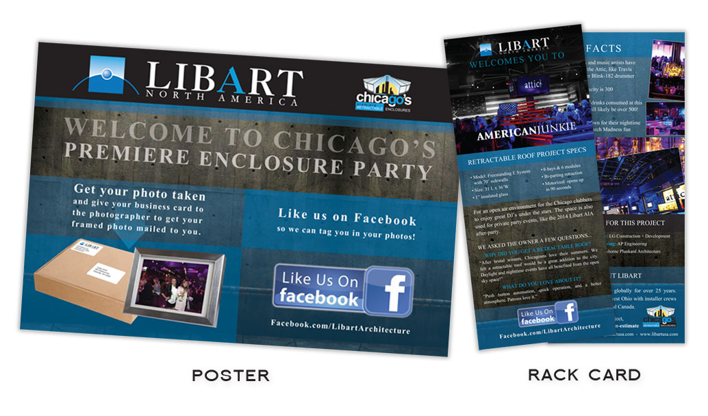 Libart Event Poster and Rack Card