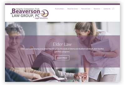 Beaverson Law Group, PC WordPress Website - Elder Law