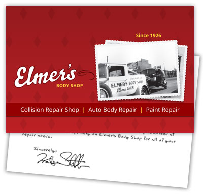 Elmer's Body Shop - Personal Card