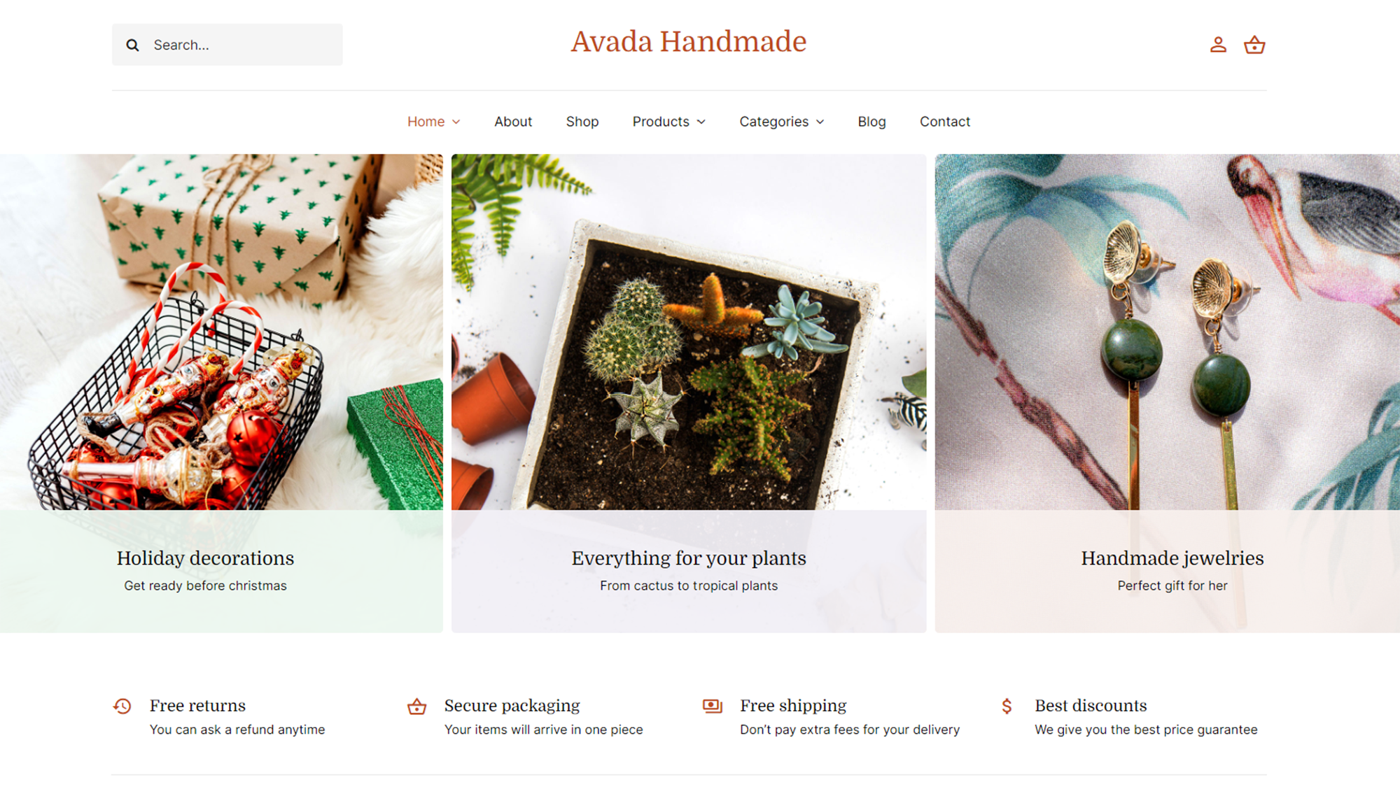 Website Theme | Avada | Handmade