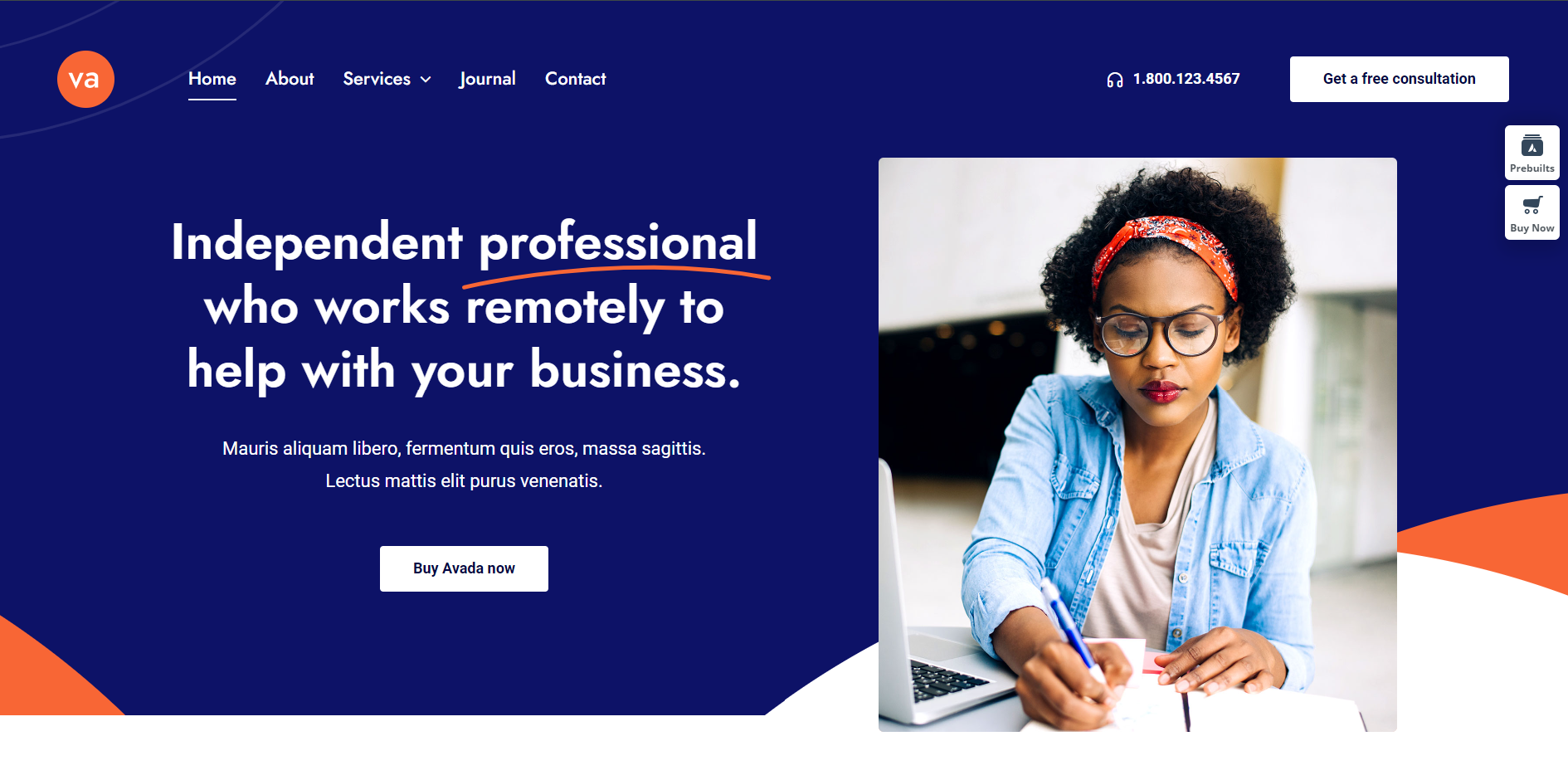 Website Theme | Avada | Virtual Assistant