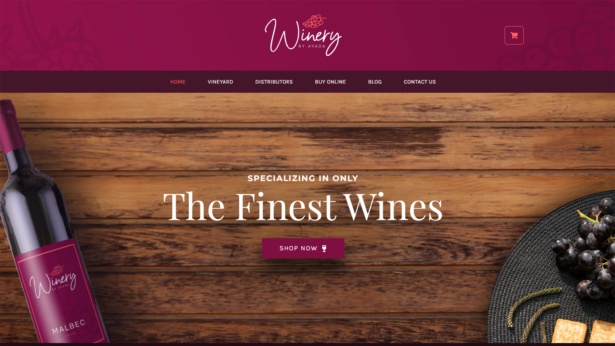 Website Theme | Avada | Winery