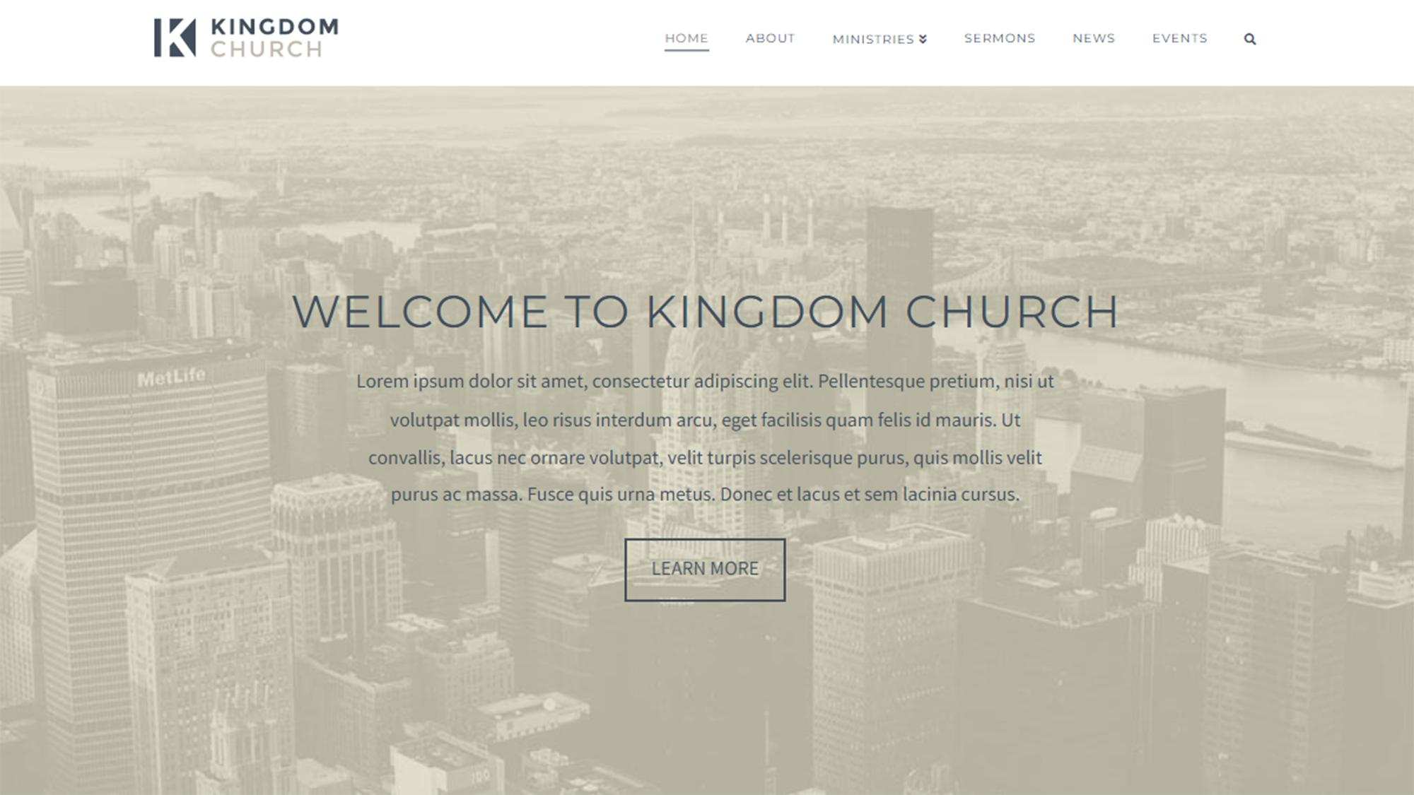 Website Theme | Theme.co | Church