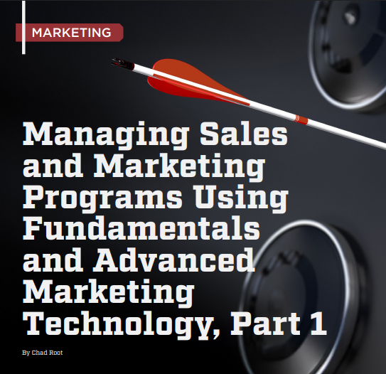 ARPM Article – Managing Sales and Marketing Programs